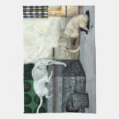 Adorable Elefantenkatzen Handtuch (Vertikal)