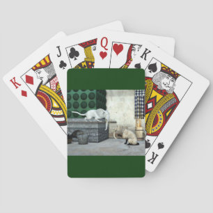 Adorable Elefantenkatzen Spielkarten