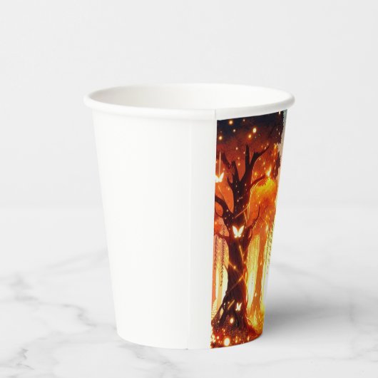 Adorable Elegant Bezaubernde Forest Baby Dusche Pappbecher (Rechts)