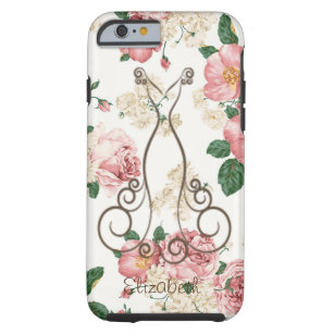 Adorable elegante Kleidung, florales Muster Person Tough iPhone 6 Hülle