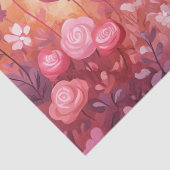 Adorable Elephant Calf Hearts & Blume Decoupage Seidenpapier (Detail)