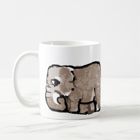 Adorable Elephant-Tasse Kaffeetasse (Links)