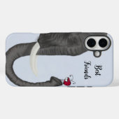 Adorable Elephant und Niedliche Ladybug Case-Mate iPhone Hülle (Rückseite (Horizontal))