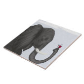 Adorable Elephant und Niedliche Ladybug Fliese (Seite)