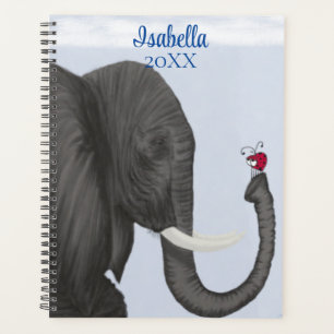 Adorable Elephant und Niedliche Ladybug Planer