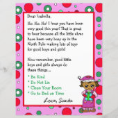 Adorable Elf Personalisierter Brief vom Santa (Vorderseite)