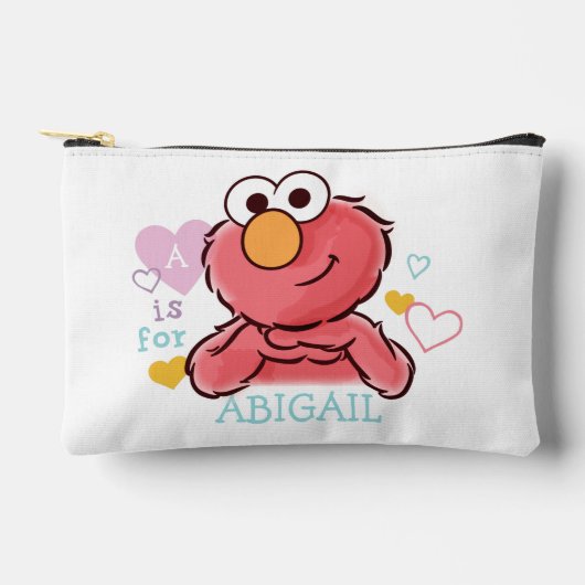 Adorable Elmo | Geben Sie Ihren eigenen Namen ein Zubehörtasche (Vorderseite)
