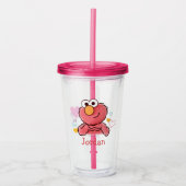 Adorable Elmo | Geben Sie Ihren eigenen Namen hinz Acryltrinkbecher (Vorderseite)