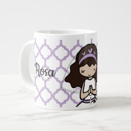 Adorable Erste Heilige Kommune kleine Mädchen Tass Jumbo-Tasse