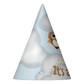Adorable "Es ist ein Junge!" Chipmunk mit einem Fl Partyhütchen (Links)