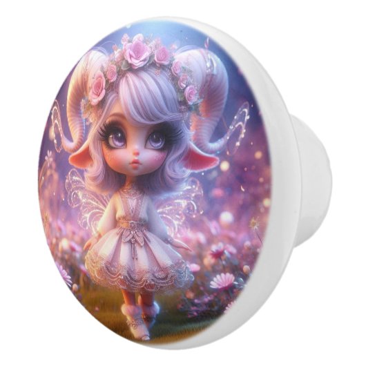 Adorable Fairy Keramikknauf (Rechts)