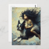 Adorable Fairy Reiten Postkarte (Vorne/Hinten)
