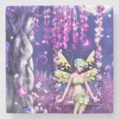 Adorable Fairy Steinuntersetzer (Vorderseite)