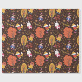 Adorable Fall Forest Crites Geschenkpapier (Flach)