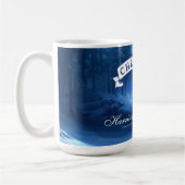 Adorable Family Name Winter Wonderland Christmas Kaffeetasse (Links)