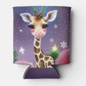 Adorable Fantasy Baby Giraffe mit Holly Dosenkühler (Vorderseite)