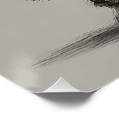 Adorable Fantasy Creature mit Jacket und Hut Poster (Ecke)