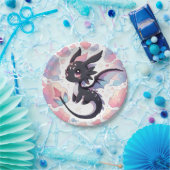 Adorable Fantasy Dragon Baby Dusche Pappteller (Party)