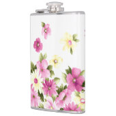 Adorable farbenfrohe Girly Blooming Blume Flachmann (Links)