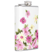 Adorable farbenfrohe Girly Blooming Blume Flachmann (Rechts)