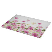 Adorable farbenfrohe Girly Blooming Blume Schneidebrett (Ecke)