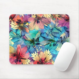 Adorable farbige Aquarellfarben Lila Mousepad