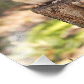 Adorable Fat and Fluffy Chipmunk Fotodruck (Ecke)