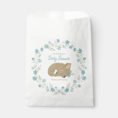 Adorable Fawn Baby Dusche Geschenktütchen (Vorderseite)