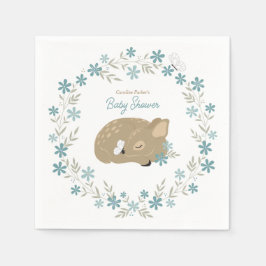 Adorable Fawn Baby Dusche Serviette