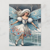 Adorable Fee aus dem Eis Postkarte (Vorderseite)