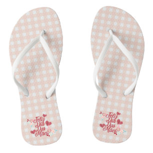 Adorable Feliz Dia Das Mães   Flip Flops Badesandalen