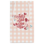 Adorable Feliz Dia Das Mães | Geschenktasche Kleine Geschenktüte (Rückseite)