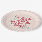 Adorable Feliz Dia Das Mães | Papierplatte Pappteller (Schrägansicht)