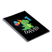 Adorable First Birthday Dino Notizblock (Rechte Seite)
