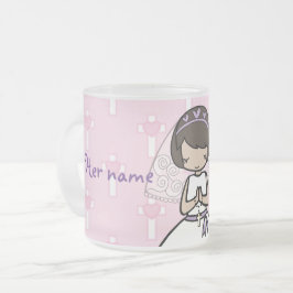 Adorable First Heilige Kommune kleine Mädchen Name Mattglastasse