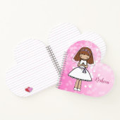 Adorable First Heilige Kommune Rothaarmädchen Notizblock (Innenseite)