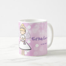 Adorable First Holy Communion blonde Mädchenname T