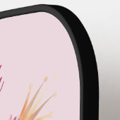 Adorable Flamingo Pickleball Schläger (Linke Seite)