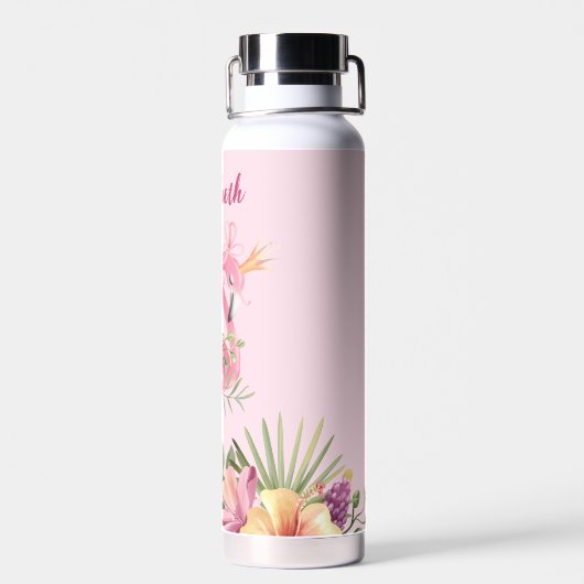 Adorable Flamingo Trinkflasche (Rückseite)