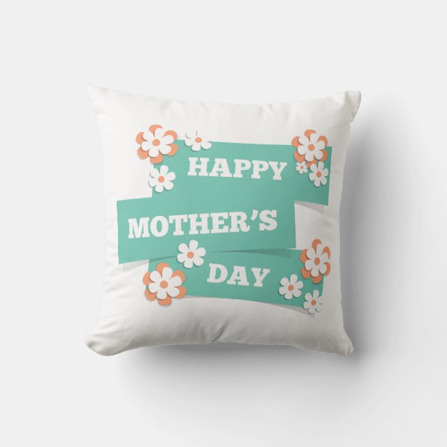 Adorable Floral Happy Mother Day | Kissen (Vorderseite)