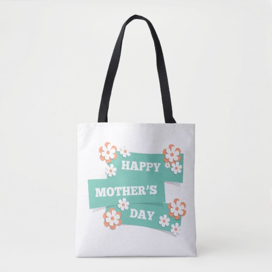 Adorable Floral Happy Mother Day | Tasche (Vorderseite)