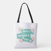 Adorable Floral Happy Mother Day | Tasche (Rückseite)
