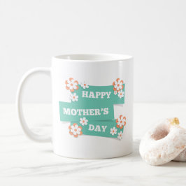 Adorable Floral Happy Mother Day | Tasse des Kaffe