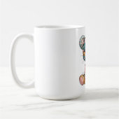 Adorable florale Patchwork Niedlich Baby Cheetah N Kaffeetasse (Links)