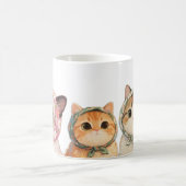 Adorable Fluffy Cat Lover Coffee Mug Kaffeetasse (Mittel)