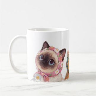 Adorable Fluffy Cat Lover Coffee Mug Kaffeetasse