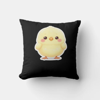 Adorable Fluffy Chibi Chick Kissen