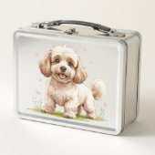 Adorable Fluffy Cockapoo Puppy Lunch Box  (Vorderseite)