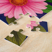 Adorable Fluffy Hund mit Blume Puzzle (Seite)