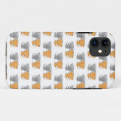 Adorable Fluffy Kittens Illustration Cat Art Case-Mate iPhone Hülle (Rückseite (Horizontal))